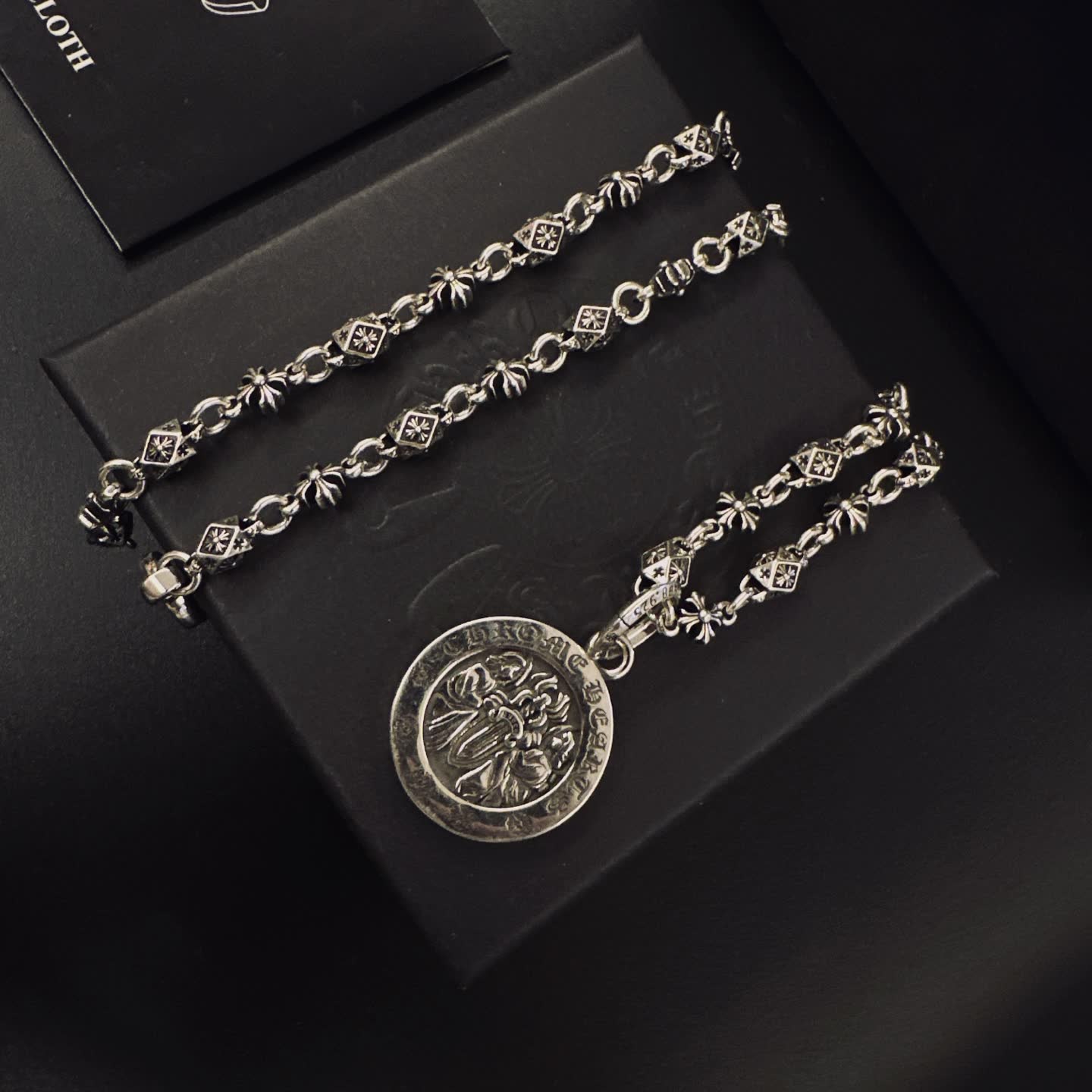 Chrome Hearts Silver Chain with Pendant